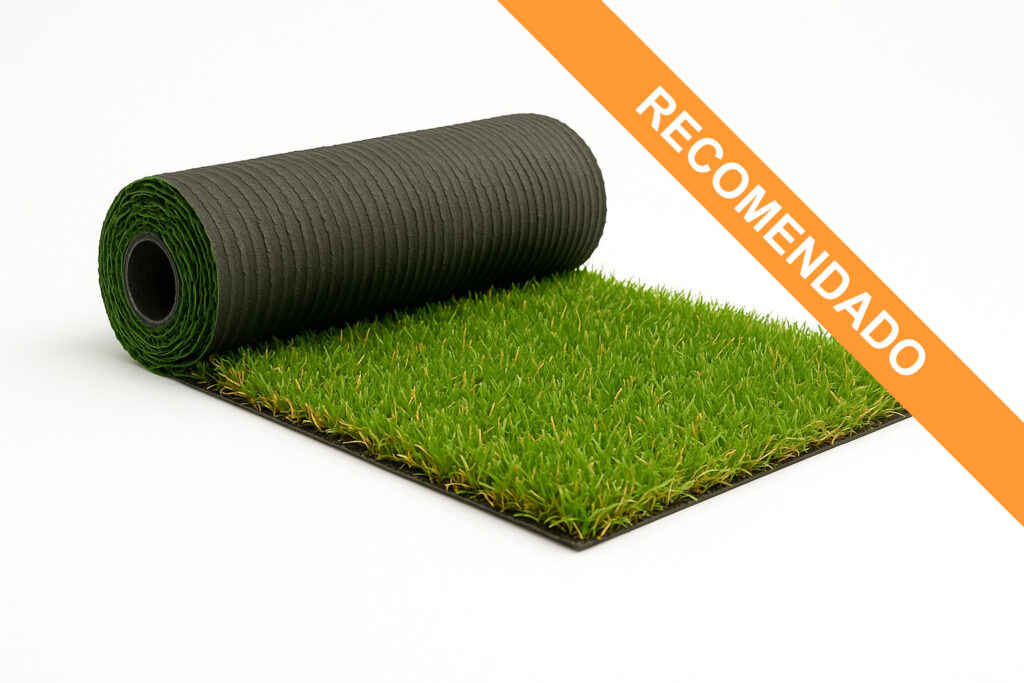 Césped sintético gama media-alta